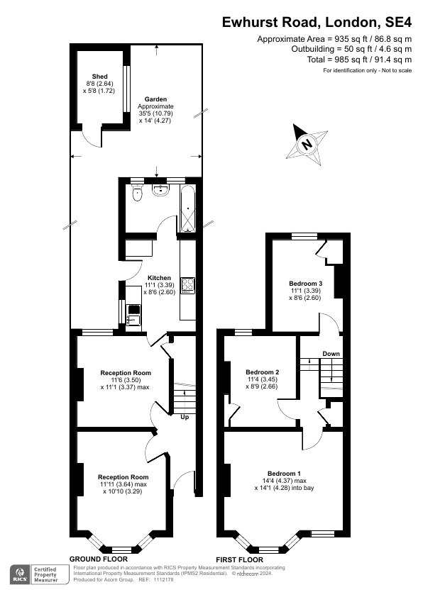 Terraced House for sale in Ewhurst Road, , SE4 Acorn