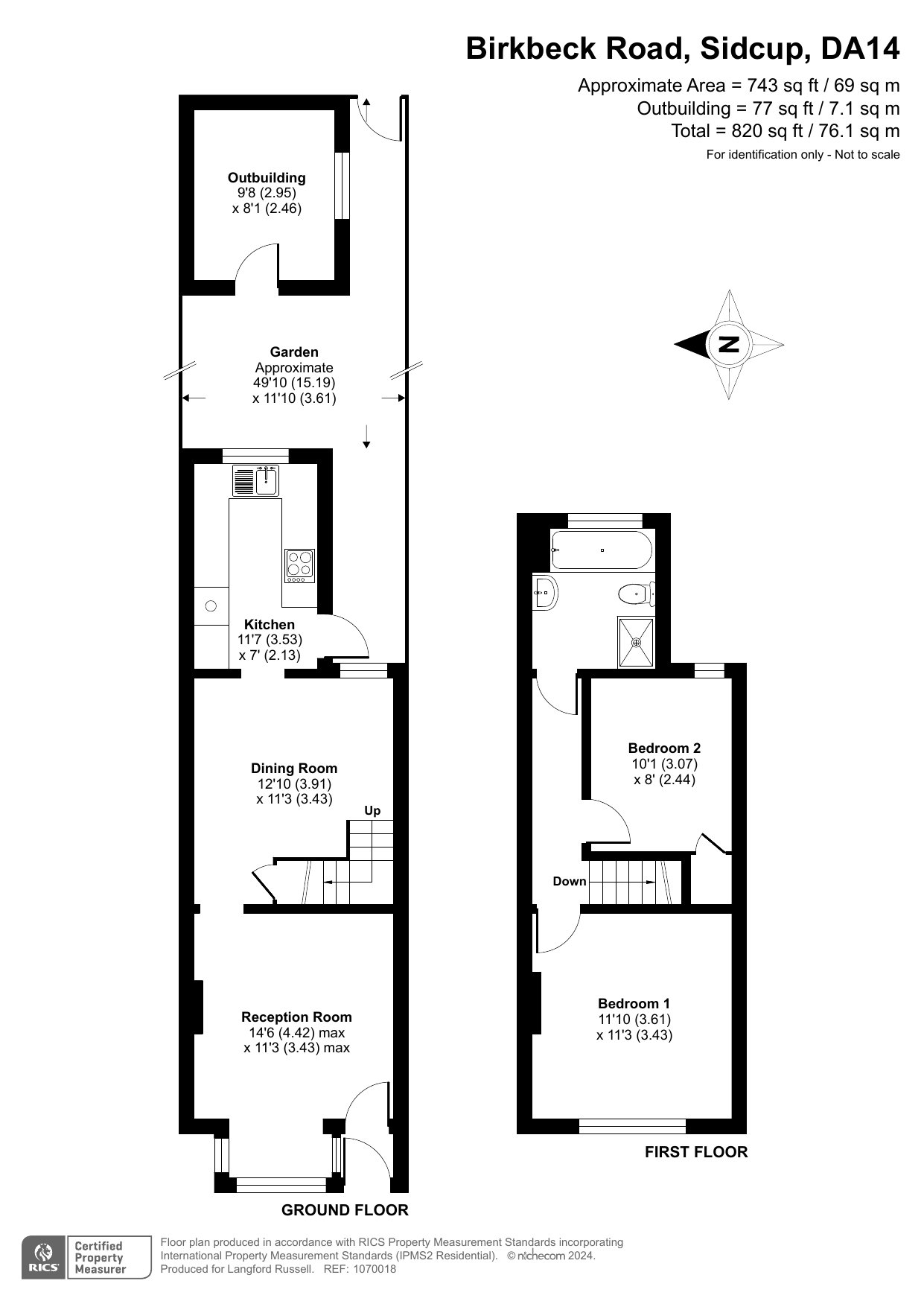 Terraced House for sale in Birkbeck Road, Sidcup, , DA14 John Payne