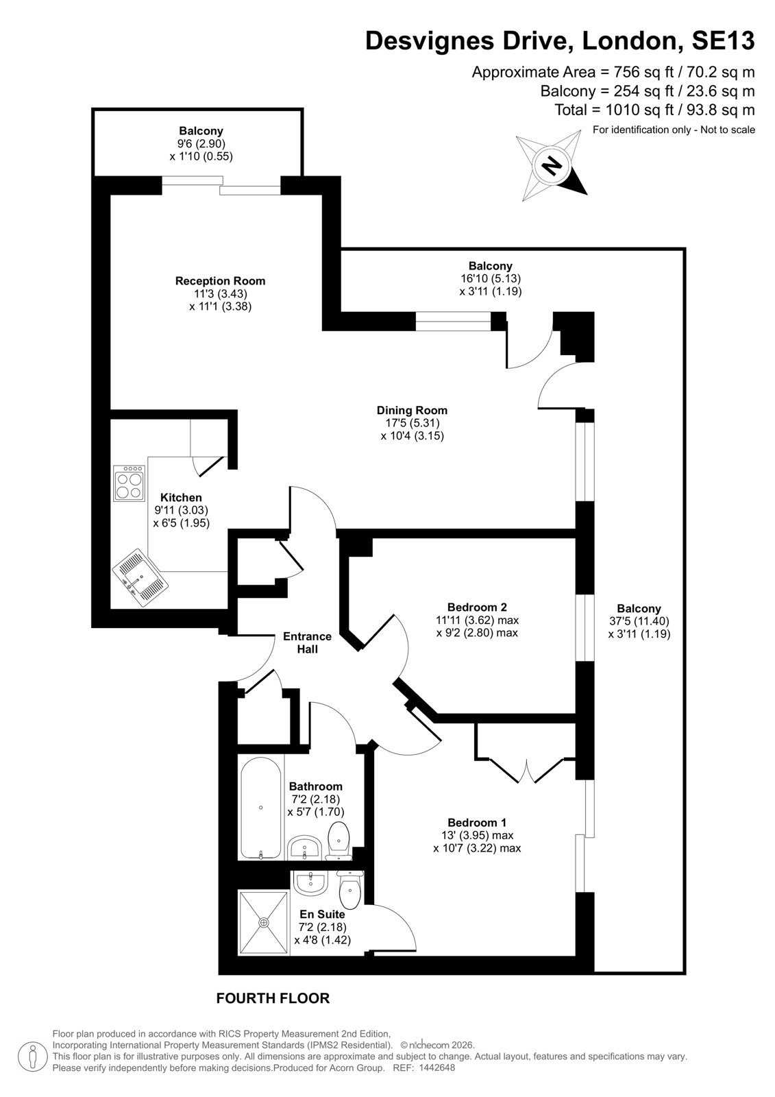 Apartment for sale in Desvignes Drive, , SE13 | Acorn
