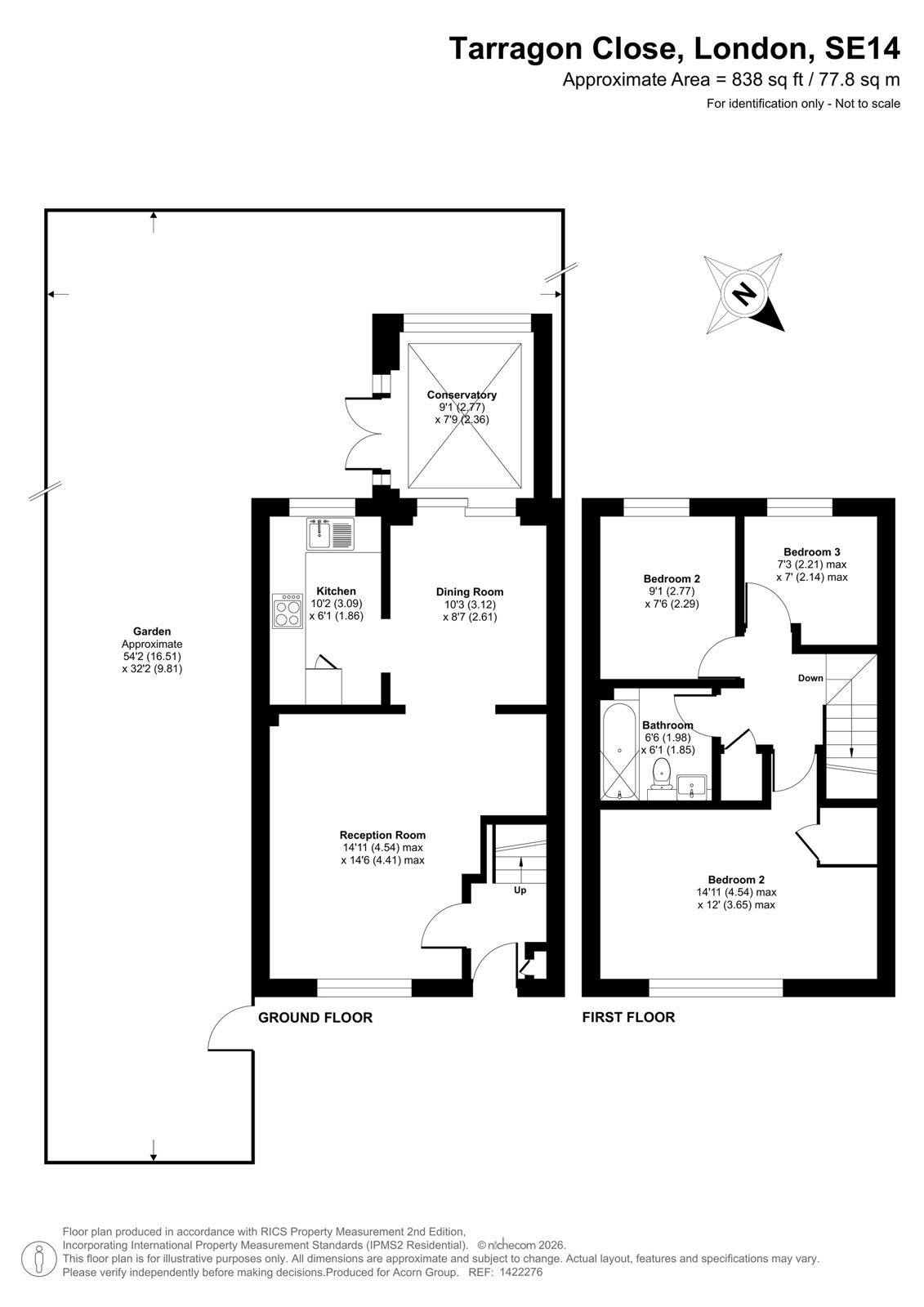 End Of Terrace House for sale in Tarragon Close, , SE14 | Acorn