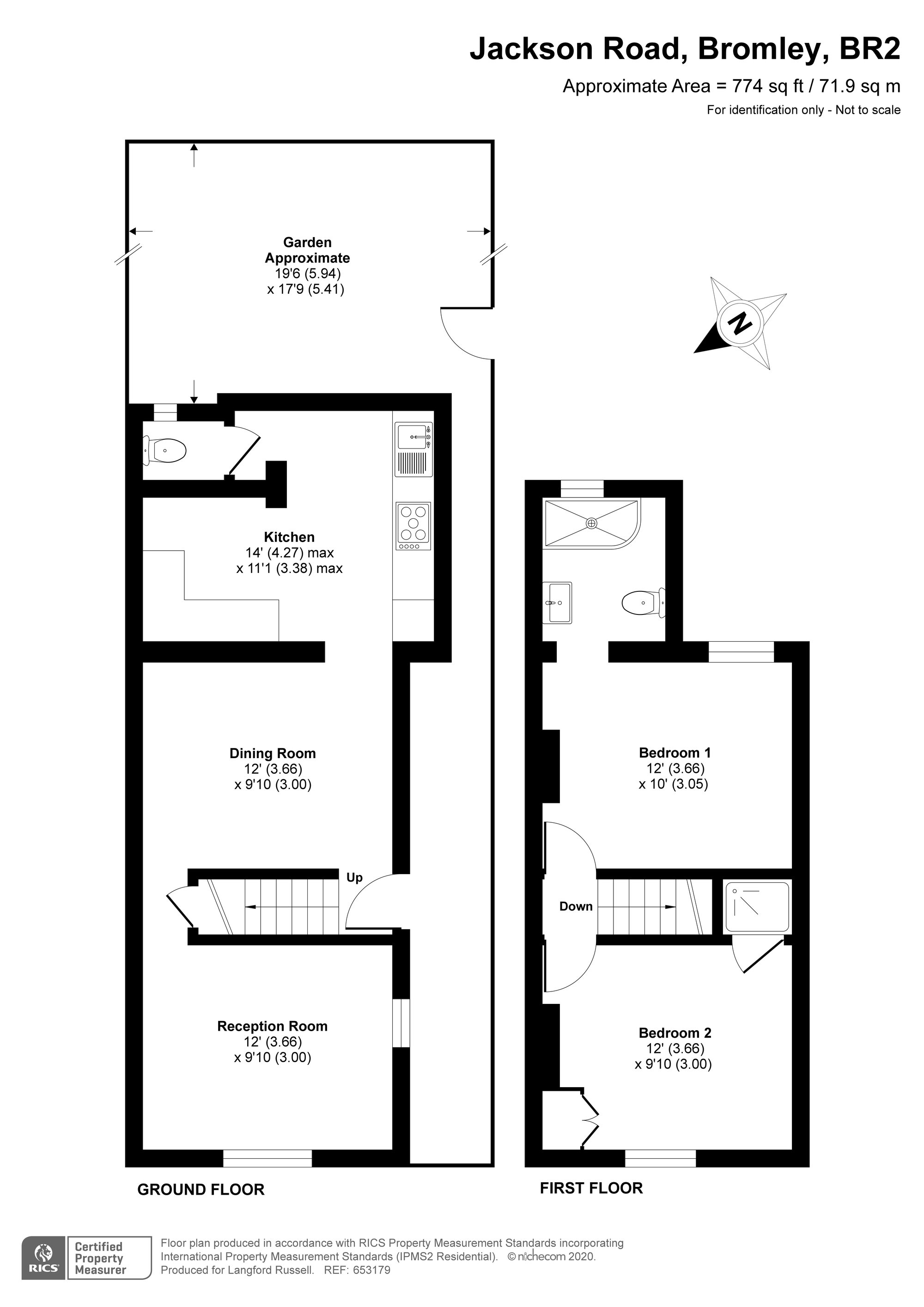 End Of Terrace House for sale in Jackson Road, Bromley, , BR2 Langford Russell
