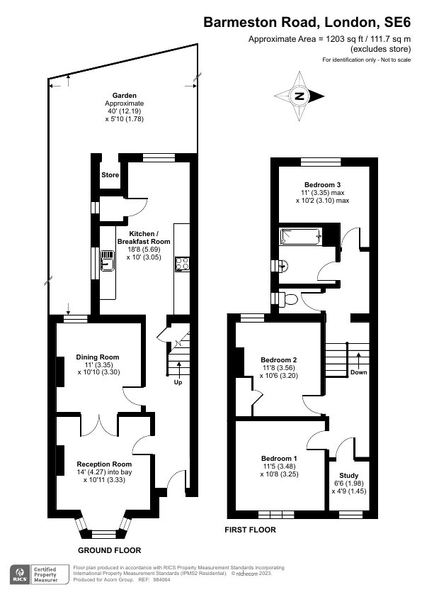 Terraced House for sale in Barmeston Road, London, , SE6 Langford Russell