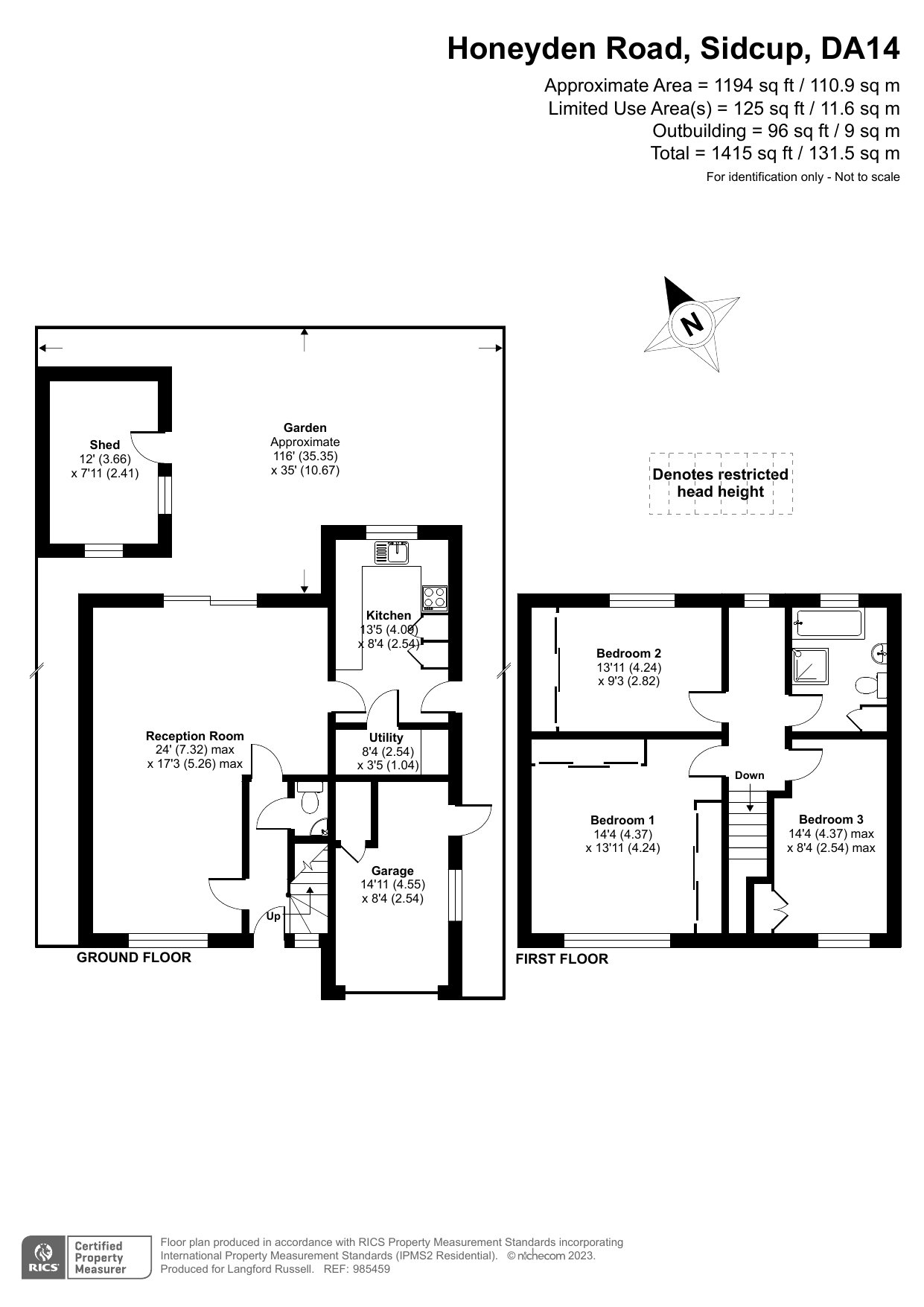 Detached House for sale in Honeyden Road, Sidcup, , DA14 Langford Russell