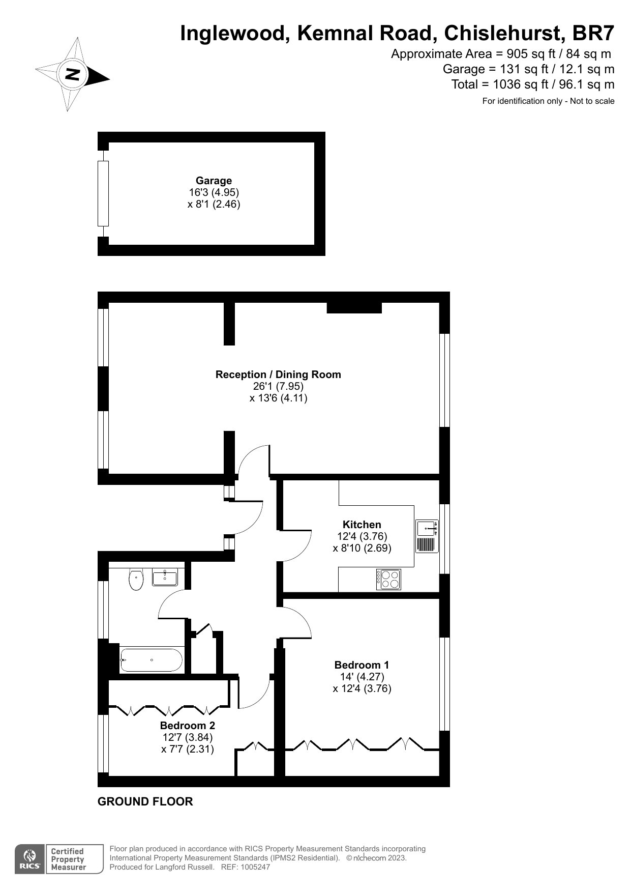 Flat for sale in Kemnal Road, Chislehurst, , BR7 Langford Russell