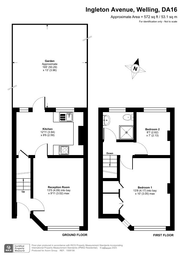 Terraced House for sale in Ingleton Avenue, Welling, , DA16 Acorn