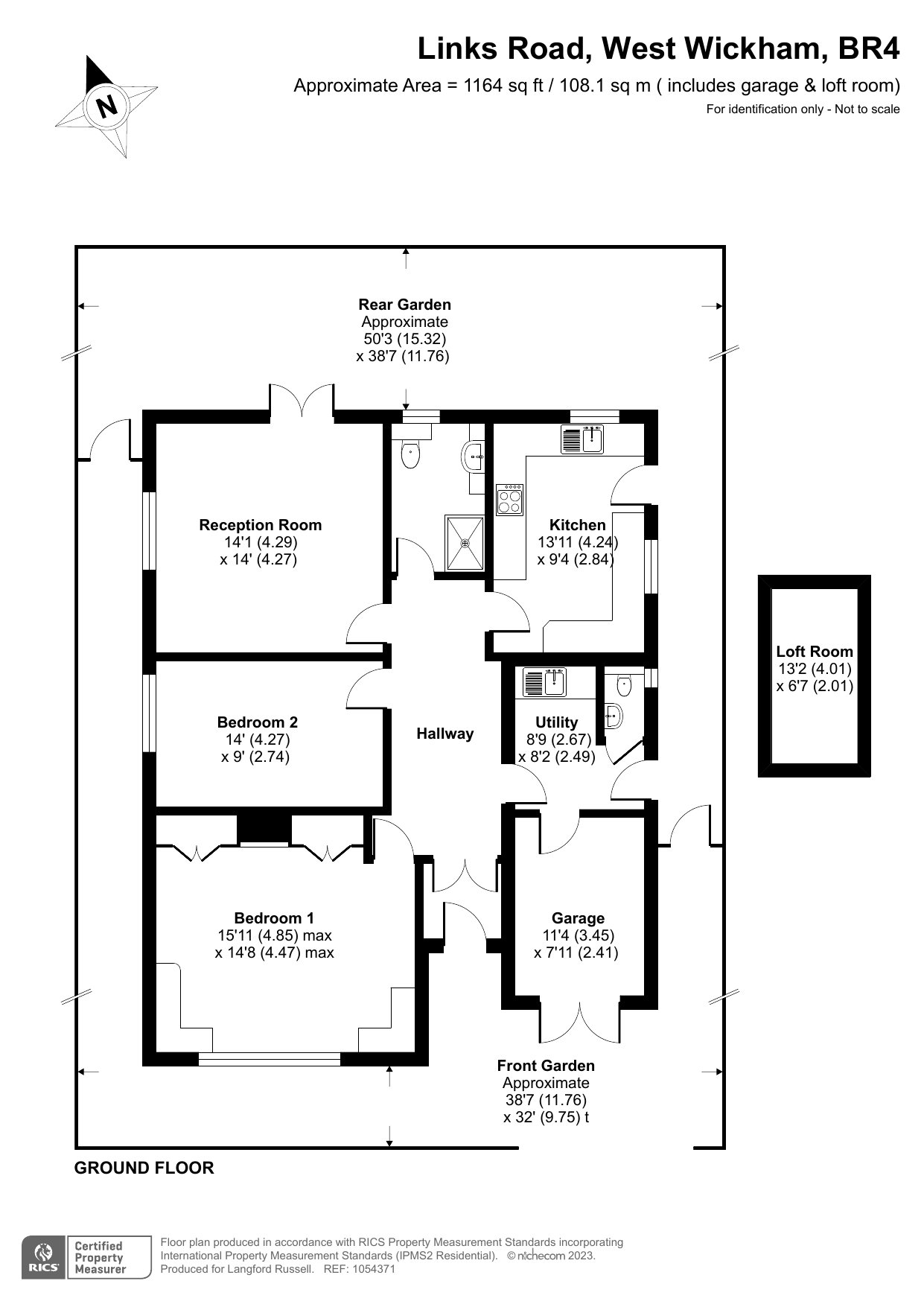 Bungalow for sale in Links Road, West Wickham, , BR4 Langford Russell